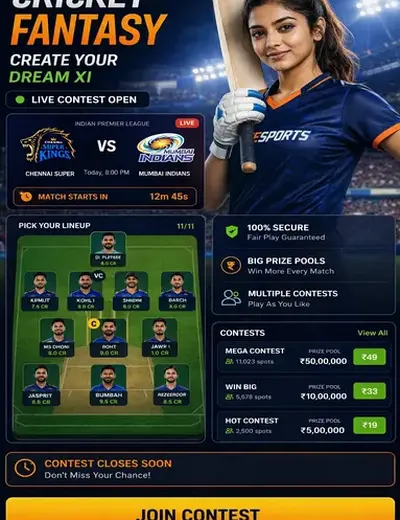 S9bet (s 9 bet) fantasy cricket & matchday visual 3